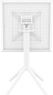 Стол пластиковый складной Siesta Contract Sky Folding Table 60