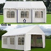 шатер-павильон afm-1026w white (4х6) в официальном магазине viva-verde.ru