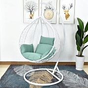 подвесное кресло afm-168a-l white/green в официальном магазине viva-verde.ru