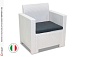 Набор итальянской мебели NEBRASKA 2 Set (диван, 2 кресла и стол), белый