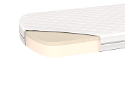 Матрас для кровати KIDI soft латекс/eco-foam 12 см (80*200 см)  по выгодным ценам с доставкой по Москве и Регионам от производителя. Более 50 видов детских кроваток, диванов, стульчиков, столов, комплектов. Доставка 24/7. Фирменная гарантия на детскую мебель.