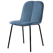 Стул adrian, рогожка, синий от производителя. Магазин дизайнерской мебели. ⭐ Более 100 видов столов, стульев, диваны, кресла, обеденные группы, лаунж-зоны.
