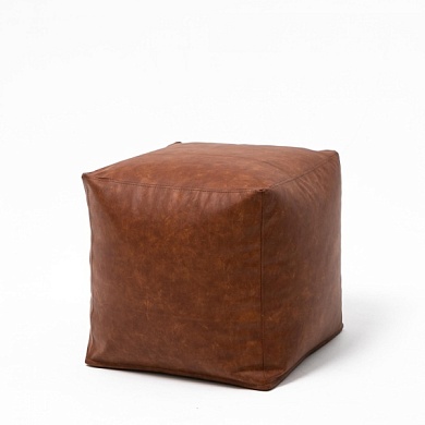 Пуф-куб Leather купить по цене от 1950 руб от производителя. Более 100 видов диванов, кресел, пуфы, лежаки, кресло-мешок