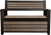 скамья - сундук хадсон (hudson storage bench) 227 л. коричневый в официальном магазине viva-verde.ru