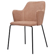 Стул dwight, фактурный шенилл, розовый от производителя. Магазин дизайнерской мебели. ⭐ Более 100 видов столов, стульев, диваны, кресла, обеденные группы, лаунж-зоны.