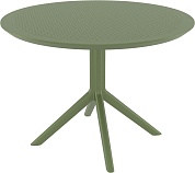 стол пластиковый siesta contract sky table ø105 в официальном магазине viva-verde.ru