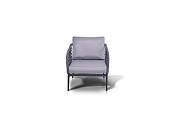 "канны" кресло плетеное, цвет темно-серый в официальном магазине viva-verde.ru