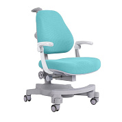 Эргономичное кресло Cubby Solidago Grey/Blue с подлокотниками + чехол в подарок Зелёный. Растущие парты, парты-трансформер для дома и школы. За такой партой школьник будет учиться на отлично ⭐⭐⭐⭐⭐