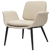 Лаунж-кресло hilde, букле, серо-бежевое от производителя. Магазин дизайнерской мебели. ⭐ Более 100 видов столов, стульев, диваны, кресла, обеденные группы, лаунж-зоны.