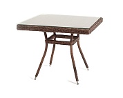"айриш" стол плетеный из искусственного ротанга, цвет коричневый в официальном магазине viva-verde.ru