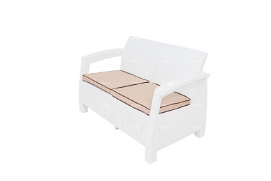 мебель tweet диван 2-х местный, белый в официальном магазине viva-verde.ru