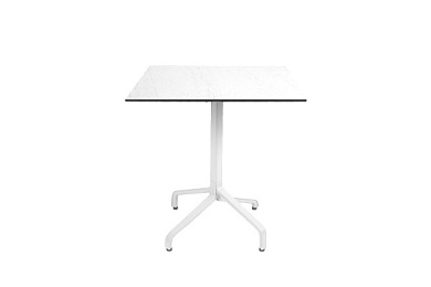 стол складной квадратный frasca mini 70*70, белый (база + столешница) в официальном магазине viva-verde.ru