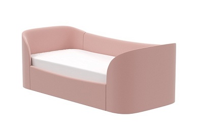 Диван-кровать KIDI Soft 90*200 см (розовый)  по выгодным ценам с доставкой по Москве и Регионам от производителя. Более 50 видов детских кроваток, диванов, стульчиков, столов, комплектов. Доставка 24/7. Фирменная гарантия на детскую мебель.