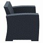 Кресло пластиковое плетеное с подушками Siesta Contract Monaco Lounge