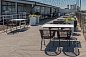 "Руссо" обеденный стол из HPL 150х80см, цвет молочный
