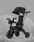 Детский трехколесный велосипед LUXMOM S7 (аналог doona), черный. Детский складной трехколесный велосипед LUXMOM S7. В его конструкции реализованы возможности легкой коляски и велосипеда одновременно.