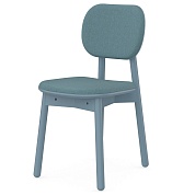 Стул с обивкой saga, рогожка, сине-зеленый от производителя. Магазин дизайнерской мебели. ⭐ Более 100 видов столов, стульев, диваны, кресла, обеденные группы, лаунж-зоны.
