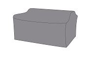 защитный чехол на диван капучино, двухместный 170×86,5×81,5 см, цвет темно-серый в официальном магазине viva-verde.ru