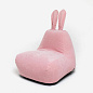 ЗАЯЦ Пуф в велюре (средний), наполнение Премиум