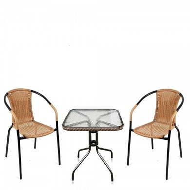 комплект мебели  асоль-2lb tlh-037с-tlh060sr-d60 light beige (2+1) в официальном магазине viva-verde.ru