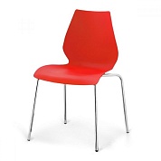 стул пластиковый shf-01-r red в официальном магазине viva-verde.ru