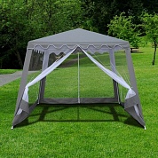 садовый шатер afm-1036nb grey (3x3/2.4x2.4) в официальном магазине viva-verde.ru