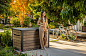 Сундук Деко 870л (Deco deck 870 L Walnut) темно-коричневый
