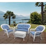 комплект плетеной мебели lv520 white/blue в официальном магазине viva-verde.ru