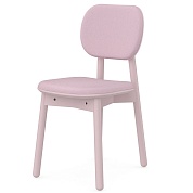 Стул с обивкой saga, рогожка, розовый от производителя. Магазин дизайнерской мебели. ⭐ Более 100 видов столов, стульев, диваны, кресла, обеденные группы, лаунж-зоны.