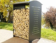 картинка уличный дровяной шкаф "садовый дровник" от магазина viva-verde.ru