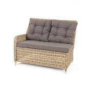 "бергамо" плетеный правый модуль дивана, цвет соломенный в официальном магазине viva-verde.ru