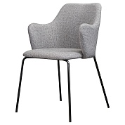Стул dwight, рогожка, светло-серый от производителя. Магазин дизайнерской мебели. ⭐ Более 100 видов столов, стульев, диваны, кресла, обеденные группы, лаунж-зоны.