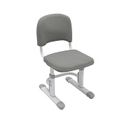 Детский стул FunDesk SST3D Grey Серый. Растущие парты, парты-трансформер для дома и школы. За такой партой школьник будет учиться на отлично ⭐⭐⭐⭐⭐