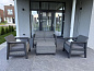 Комплект мебели Сканди (Scandi Linea 2 Seater Set) графит