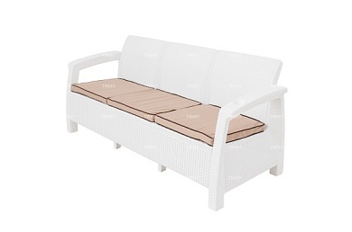 мебель tweet диван 3-х местный, белый в официальном магазине viva-verde.ru
