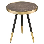 Стол hedda, D40 см, черный/матовое золото от производителя. Магазин дизайнерской мебели. ⭐ Более 100 видов столов, стульев, диваны, кресла, обеденные группы, лаунж-зоны.