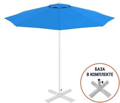 зонт пляжный со стационарной базой theumbrela semsiye evi kiwi clips&base в официальном магазине viva-verde.ru