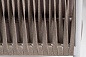 "Касабланка" левый модуль плетеный из роупа, каркас алюминий светло-серый (RAL7035) шагрень, роуп серо-коричневый 23мм, ткань Neo ash