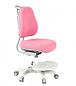 Комплект парта Nerine Grey + кресло Paeonia Grey + чехол для кресла в подарок! Розовый
