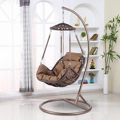 подвесное кресло afm-640b brown в официальном магазине viva-verde.ru