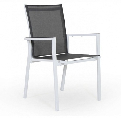 avanti, кресло обеденное белый/серый, алюминий в официальном магазине viva-verde.ru