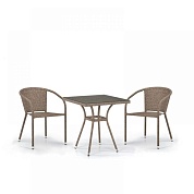 комплект плетеной мебели t282bnt/y137c-w56 light brown 2pcs в официальном магазине viva-verde.ru