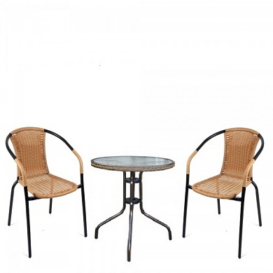 комплект мебели  асоль-1lb tlh-037с-tlh060rr-d60 light beige (2+1) в официальном магазине viva-verde.ru