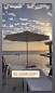 Зонт пляжный с базой на колесах THEUMBRELA SEMSIYE EVI Kiwi Clips&Base