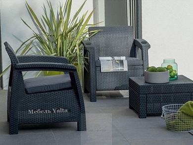 садовая мебель yalta balcony set в официальном магазине viva-verde.ru
