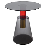 Столик кофейный amalie, D60 см, серый/красный от производителя. Магазин дизайнерской мебели. ⭐ Более 100 видов столов, стульев, диваны, кресла, обеденные группы, лаунж-зоны.