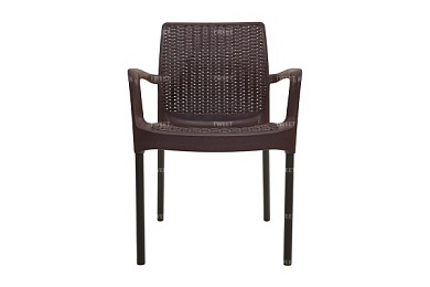 мебель tweet стул bali solid, черно-коричневый в официальном магазине viva-verde.ru