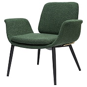 Лаунж-кресло hilde, букле, темно-зеленое от производителя. Магазин дизайнерской мебели. ⭐ Более 100 видов столов, стульев, диваны, кресла, обеденные группы, лаунж-зоны.