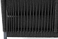 "Канны" модуль диванный угловой плетеный из роупа (веревки) темно-серый
