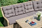 "Бергамо" плетеный левый модуль дивана, цвет соломенный